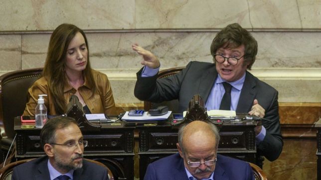 milei en diputados: cero proyectos, contactos pro y villarruel al mando