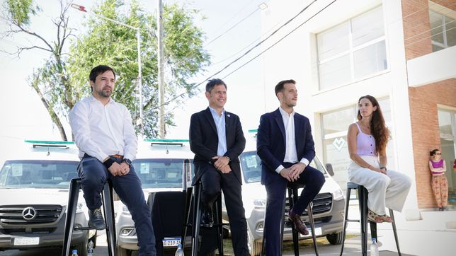 Axel Kicillof cruzó elogios y se mostró cerca de un intendente de La Cámpora