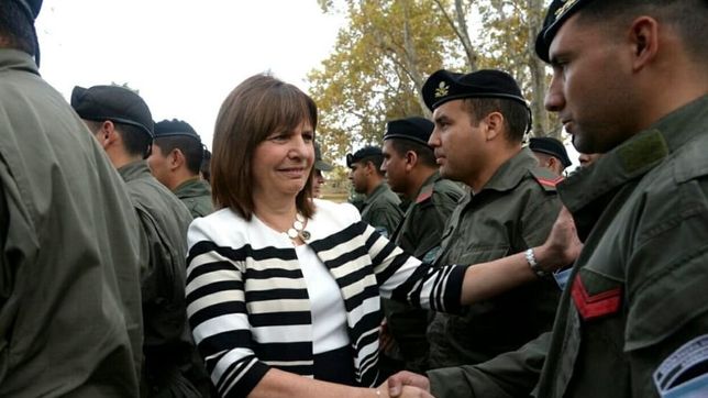 para patricia bullrich, ?es un invento? decir que habra militares en las calles