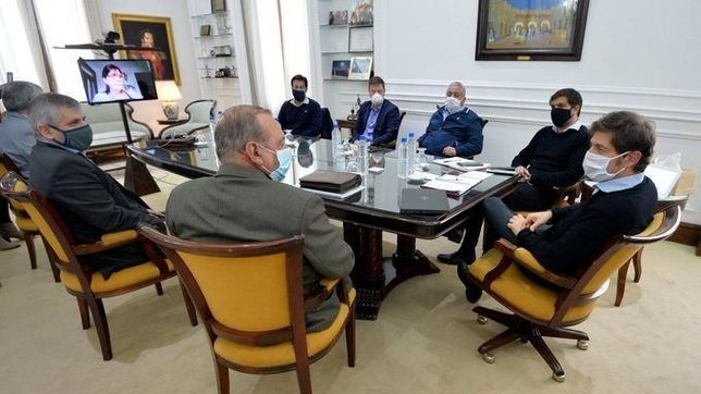 intendentes del grupo de los seis bancan a kicillof ante las criticas opositoras
