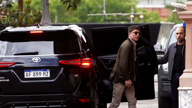 Santiago Caputo, en Casa Rosada.