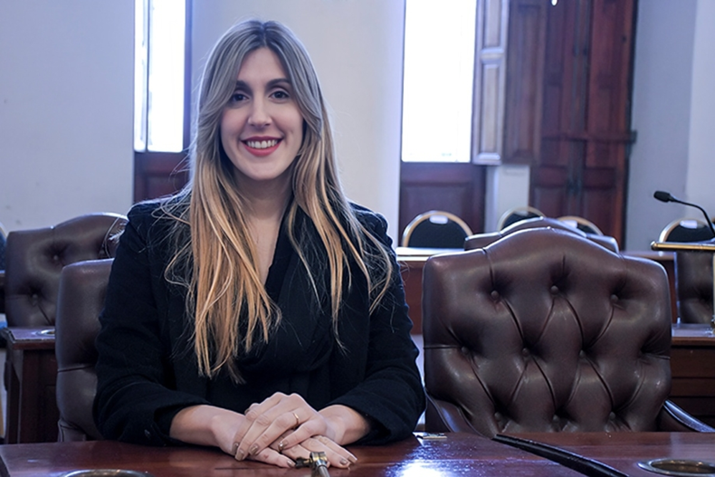 Luisina Minni, presidenta del bloque de concejales del&nbsp;PJ&nbsp;en&nbsp;Paraná.