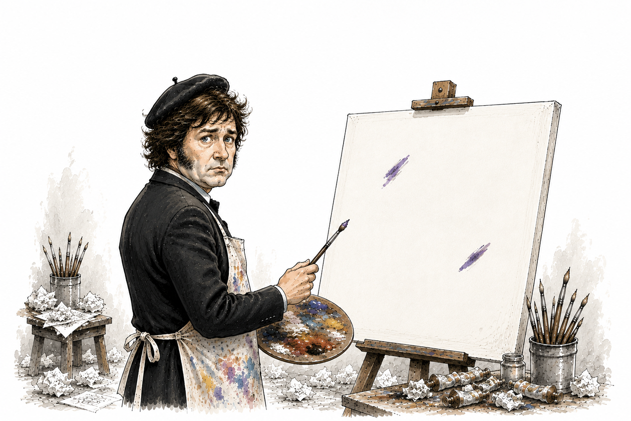 Javier Milei (imagen generada con inteligencia artificial).