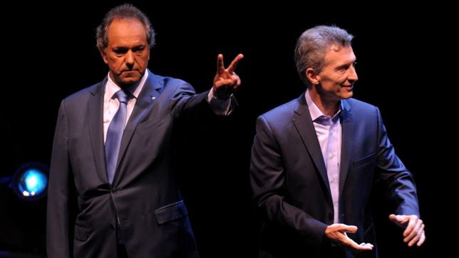 ¿en que te convertiran, mauricio? scioli pide que no haya debate
