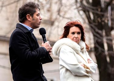 CFK y Axel Kicillof.
