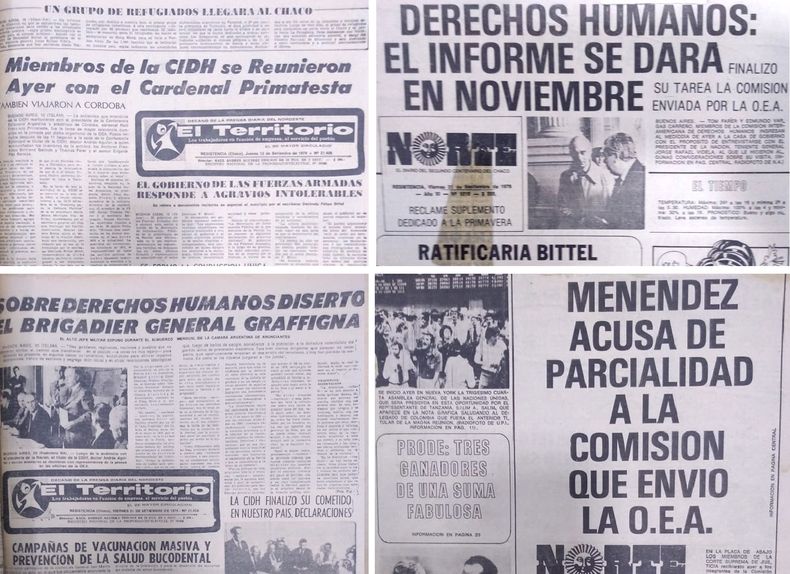 La prensa controlada por la última dictadura resultó impotente para contener el vendaval que generó la misión de la OEA de 1979 para conocer la realidad de los derechos humanos en la Argentina.