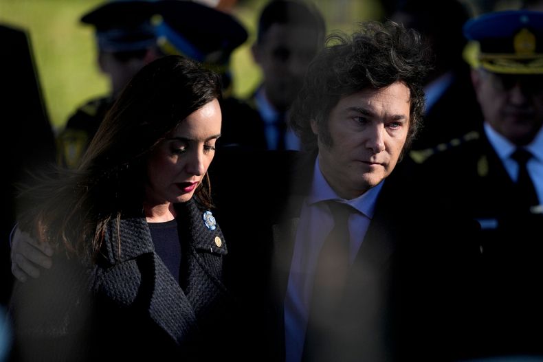Javier Milei y Victoria Villarruel.