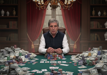 Toto Caputo, El Jugador (imagen generada con IA).&nbsp;