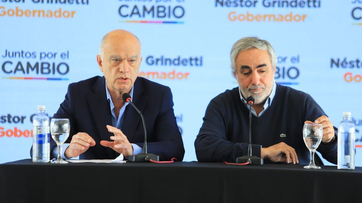 Néstor Grindetti y Miguel Fernández.