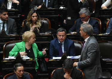 Silvana Giudici, Gabriel Bornoroni y Nicolás Mayoraz (La Libertad Avanza).&nbsp;