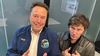 El presidente Javier Milei junto a Elon Musk, en Texas. Pulgares arriba.&nbsp;