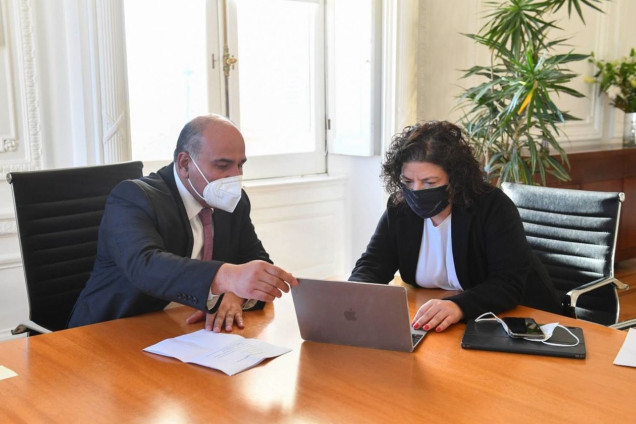 Juan Manzur y Carla Vizzotti Juan Manzur Carla Vizzotti Pandemia de Covid-19