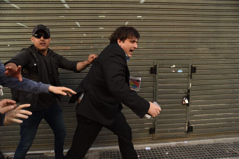 Fran Fijap, agitador digital libertario: las juventudes de Javier Milei bajan a la calle.&nbsp;