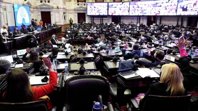 la foto de la grieta opositora que revelo la votacion del presupuesto