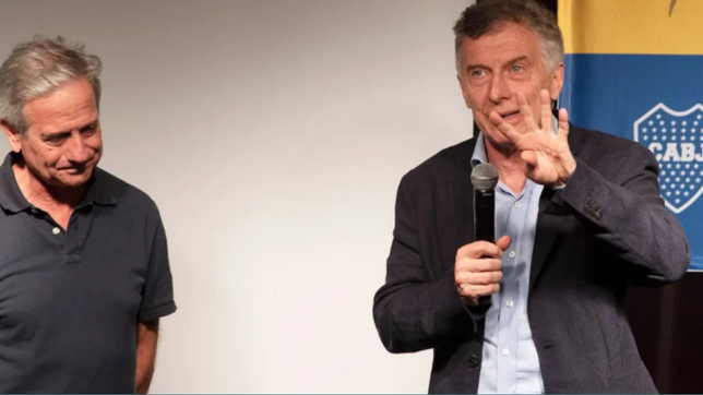 Mauricio Macri y Andrés Ibarra en la pelea electoral en Boca