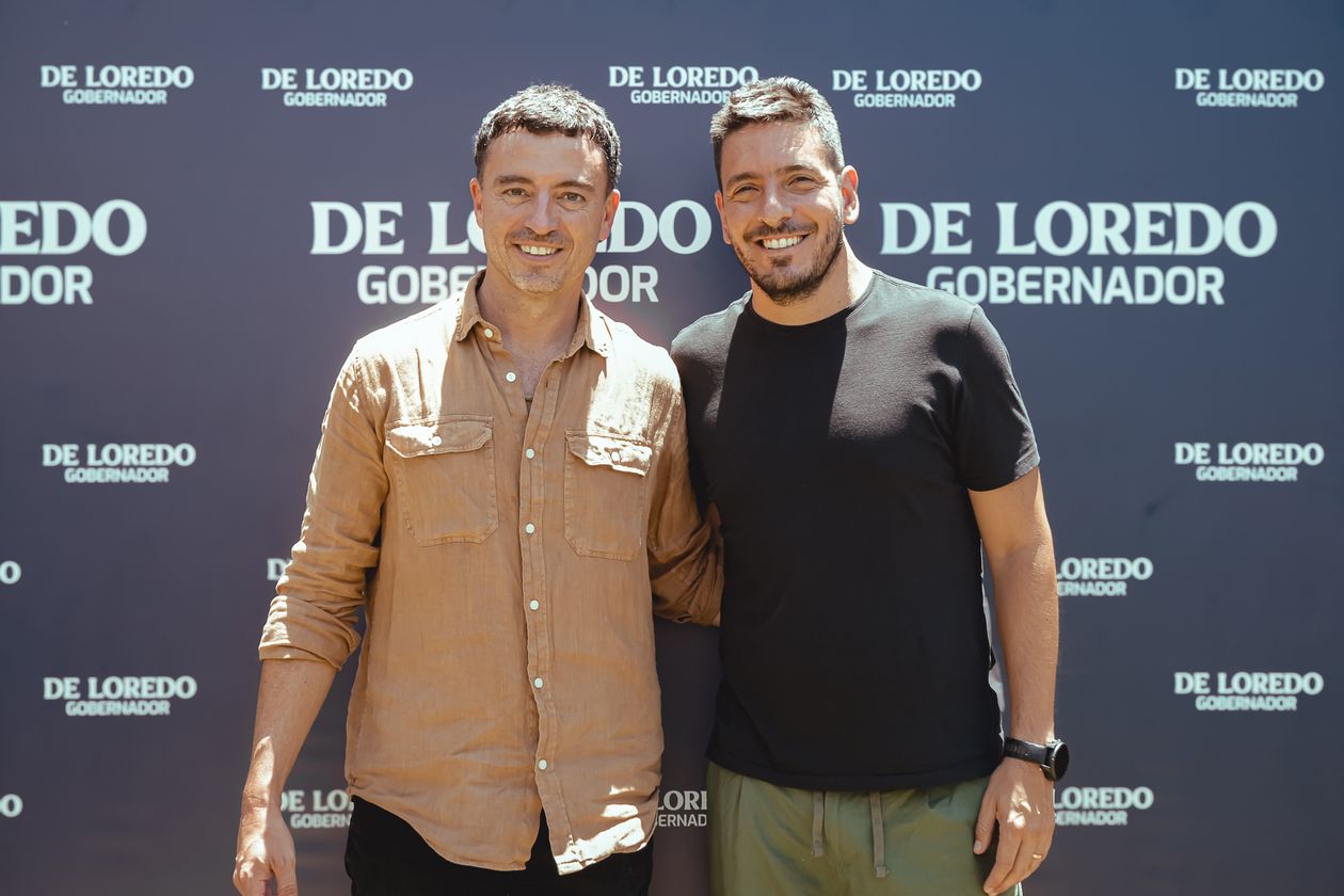 Rodrigo de Loredo y Marcos Ferrer, presidente de la UCR Córdoba.