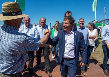 Axel Kicillof tiene puentes con el campo en la Expoagro