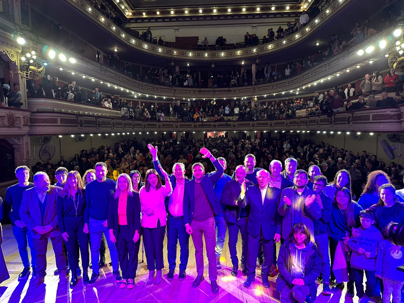 Maximiliano Pullaro, Clara García y Pablo Javkin compartirán búnker el domingo.
