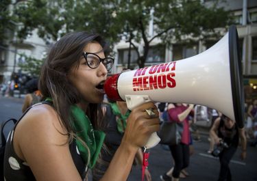 Dia Internacional de lucha contra la violencia hacia las mujeres de 2024. Foto: NA.