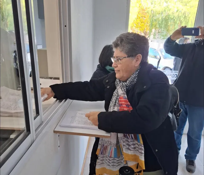 Silvina Susana Cantero, docente jubilada de la ciudad de Allen, Río Negro.