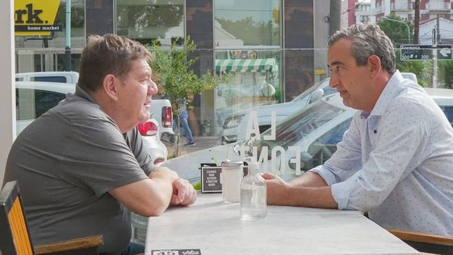 encuentro en la feliz: javkin y montenegro compartieron agenda de trabajo