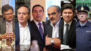 Quién es quién en Corrientes: Luis Eduardo Rey Vázquez, Camau Espinola, Gustavo Valdés, Ricardo Colombi, , Lisandro Almirón, &nbsp;y Arnaldo Molina.