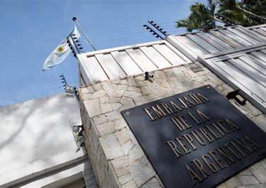 Embajada argentina en Venezuela.