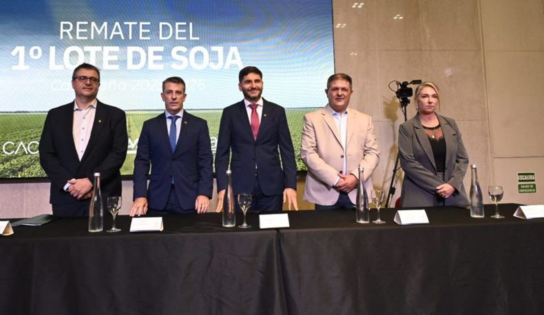 La Bolsa de Comercio de Rosario fue sede del primer remate de soja
