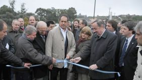 Tandil: Scioli inauguró la represa ramal H