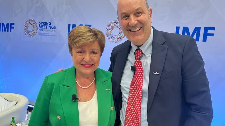 Kristalina Georgieva, Federico Sturzenegger y la motosierra.