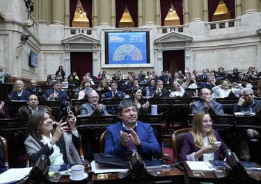 Sesión en que la oposición le dio dolores de cabeza a Milei. 