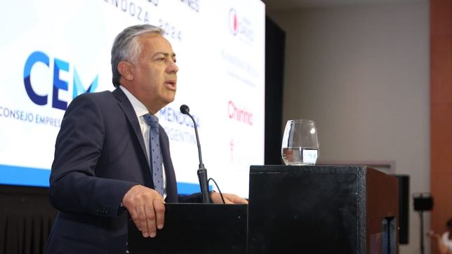 Alfredo Cornejo y el empresariado miden el clima de inversiones