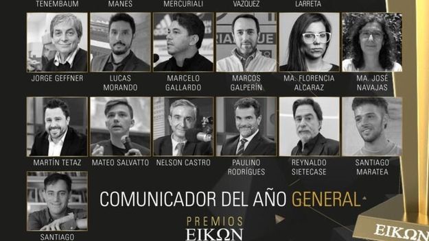 Premios Eikon: fuerte presencia política en la categoría de comunicador del año