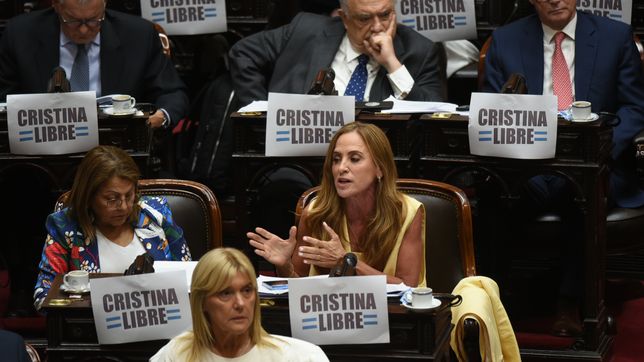 Victoria Tolosa Paz, del grupo díscolo de Unión Por la Patria.