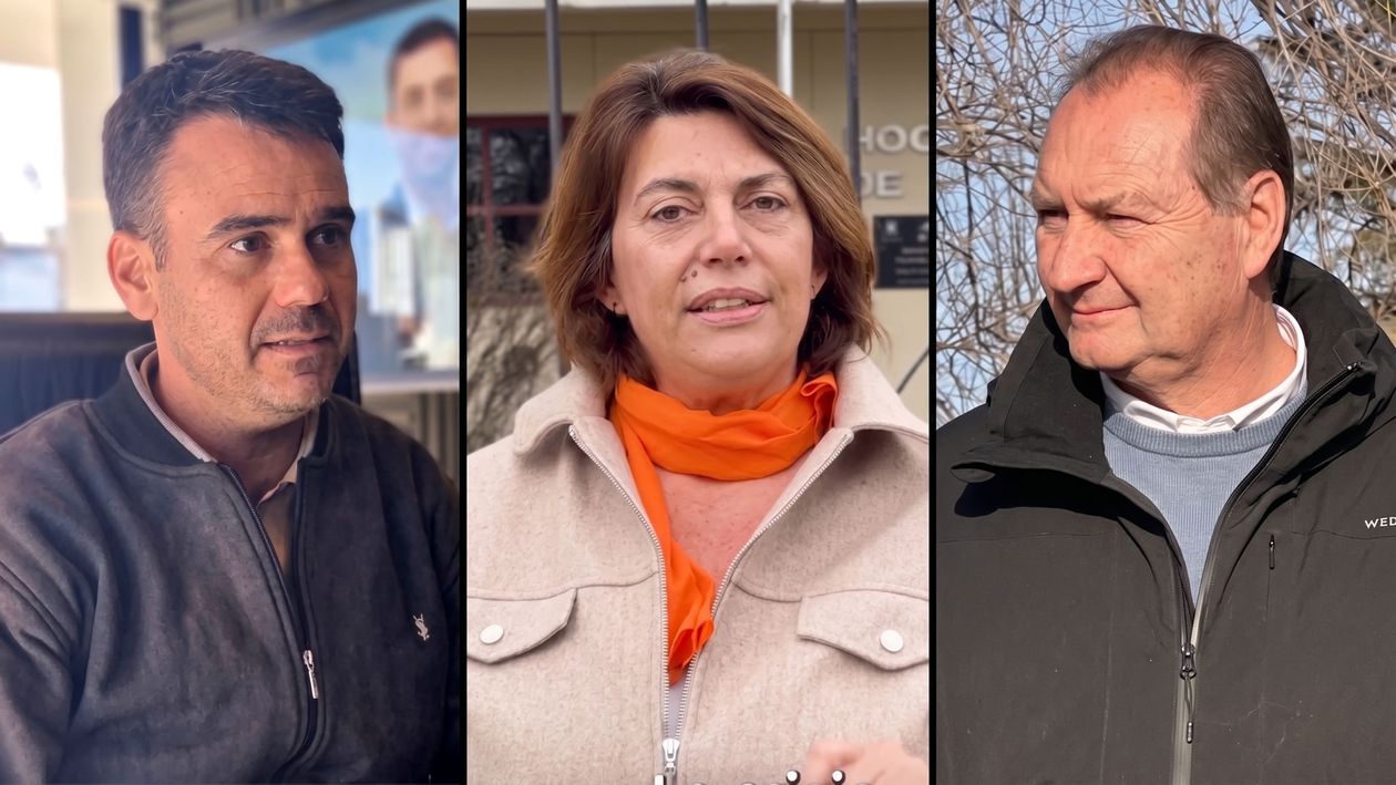 Germán Font, Verónica Crescente y Pedro Dellarossa, los protagonistas de la elección en Marcos Juárez