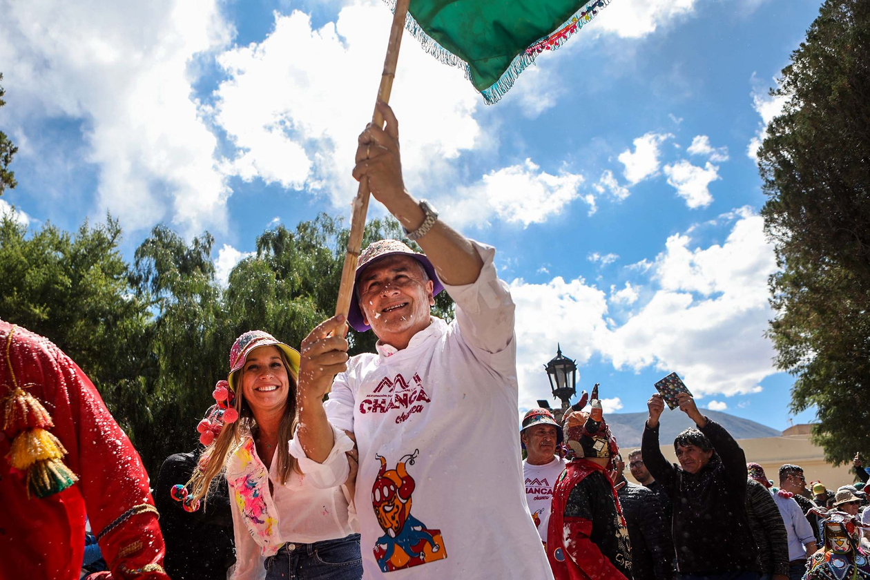 Morales, en los carnavales de Jujuy