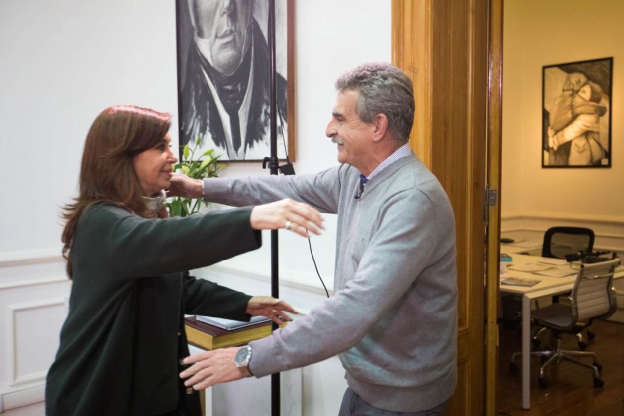 Cristina Fernández de Kirchner y Agustín Rossi