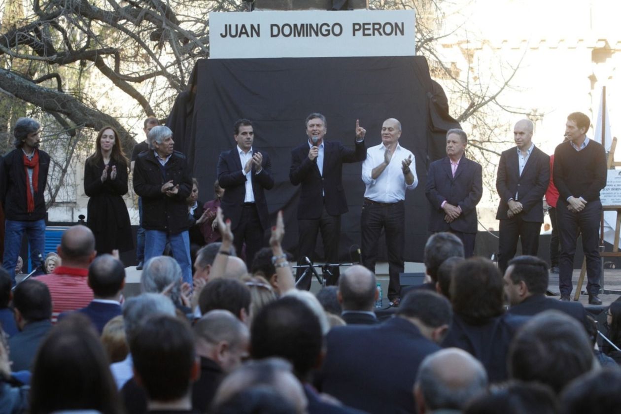 Macri monumento a Perón