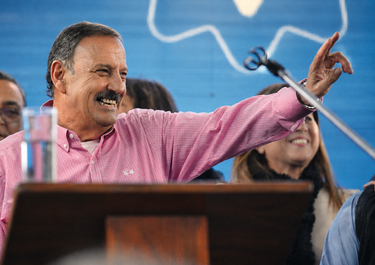 Ricardo Quintela busca la unidad del PJ de La Rioja.