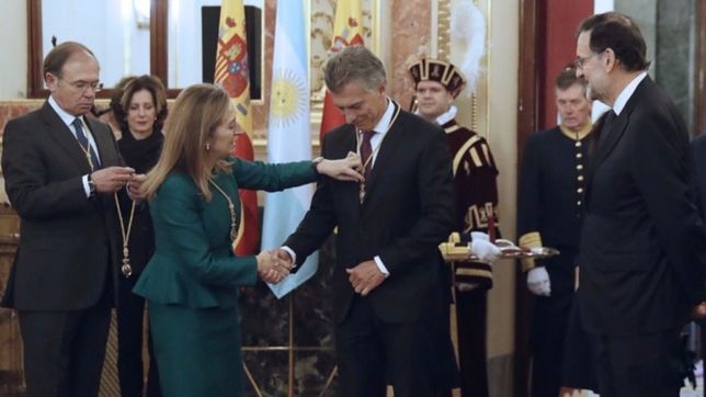 macri en espana, entre escrache de podemos y promesas de estabilidad