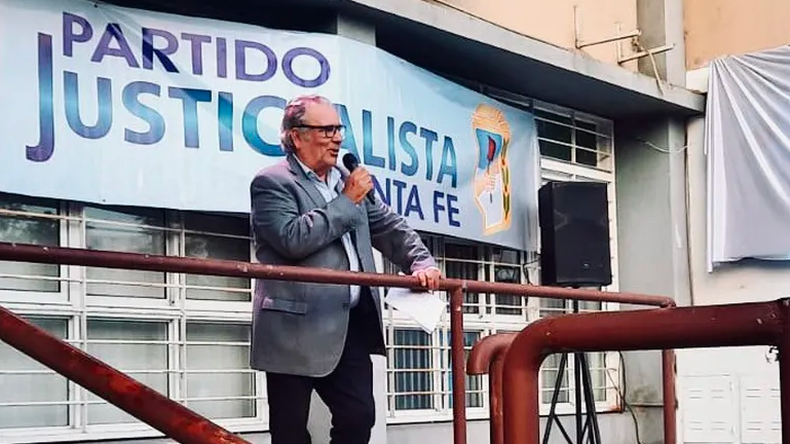 El presidente del Partido Justicialista de Santa Fe, Ricardo Olivera.