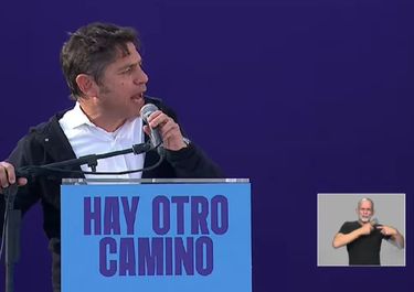 Axel Kicillof lanza MDF en La Plata.