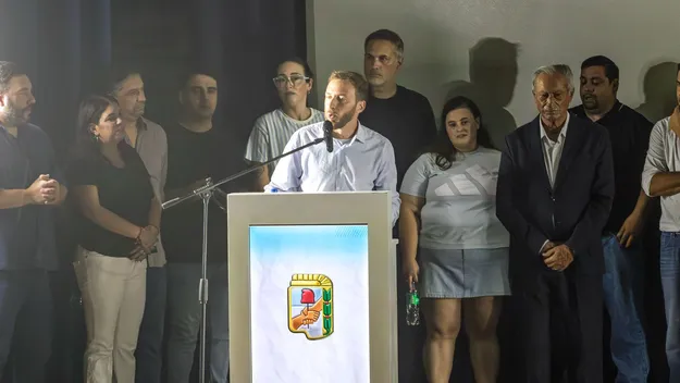 Federico Otermín, en un acto del PJ bonaerense.&nbsp;