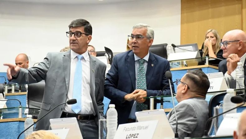 Facundo López, presidente del bloque de Juntos Somos Río Negro.