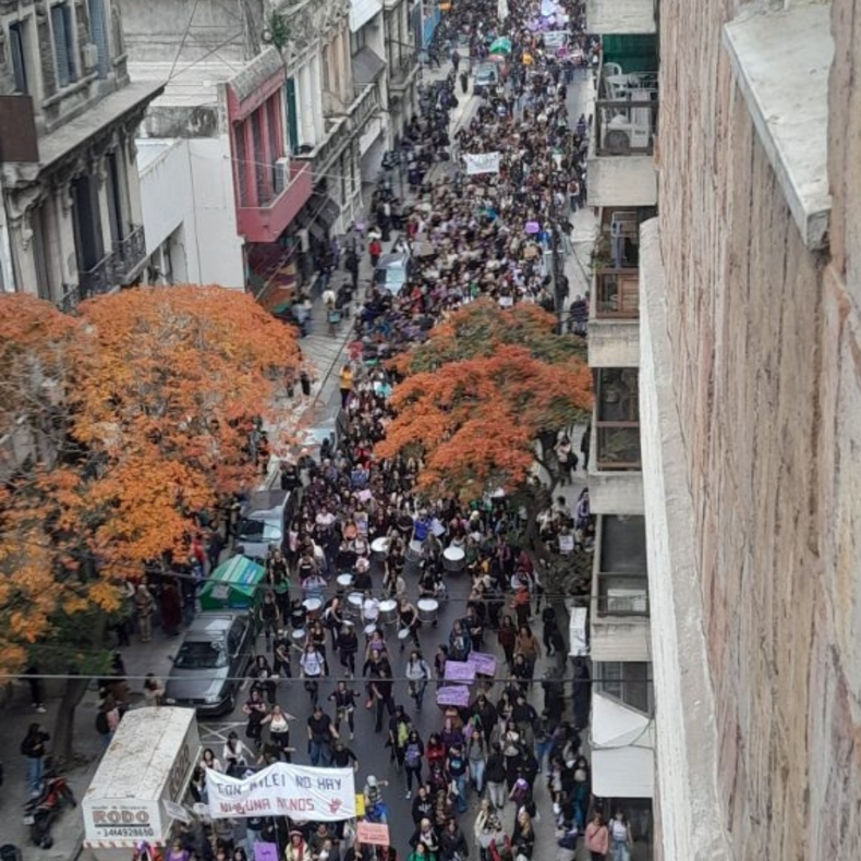 Ni una menos: Rosario, Santa Fe. Foto: Damián Lescano.