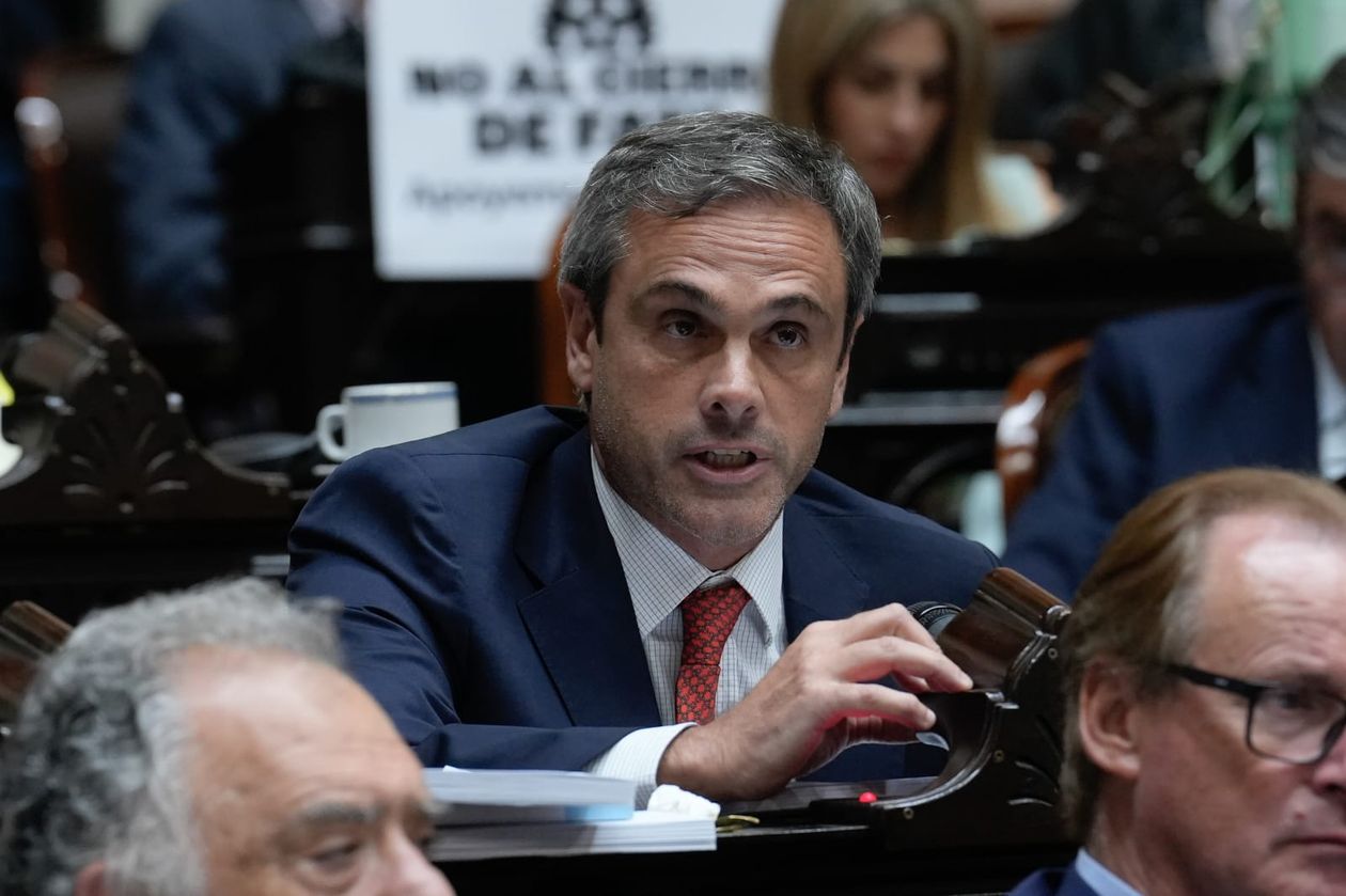Guillermo Michel (Unión por la Patria), referente de la oposición. 