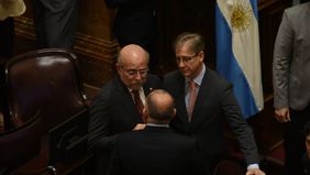 Eduardo Vischi, jefe del bloque UCR del Senado, clave para la reforma política que negocia Javier Milei.&nbsp;