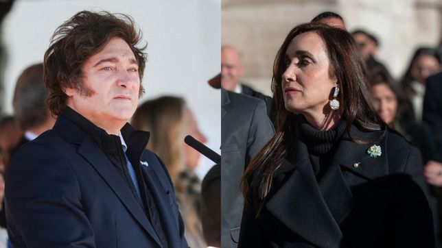 milei vs. villarruel: distancia y chicana en el dia de la bandera