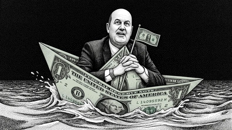 Federico Sturzenegger frenó el comercio exterior por un conflicto con los prácticos (Imagen generada con IA).