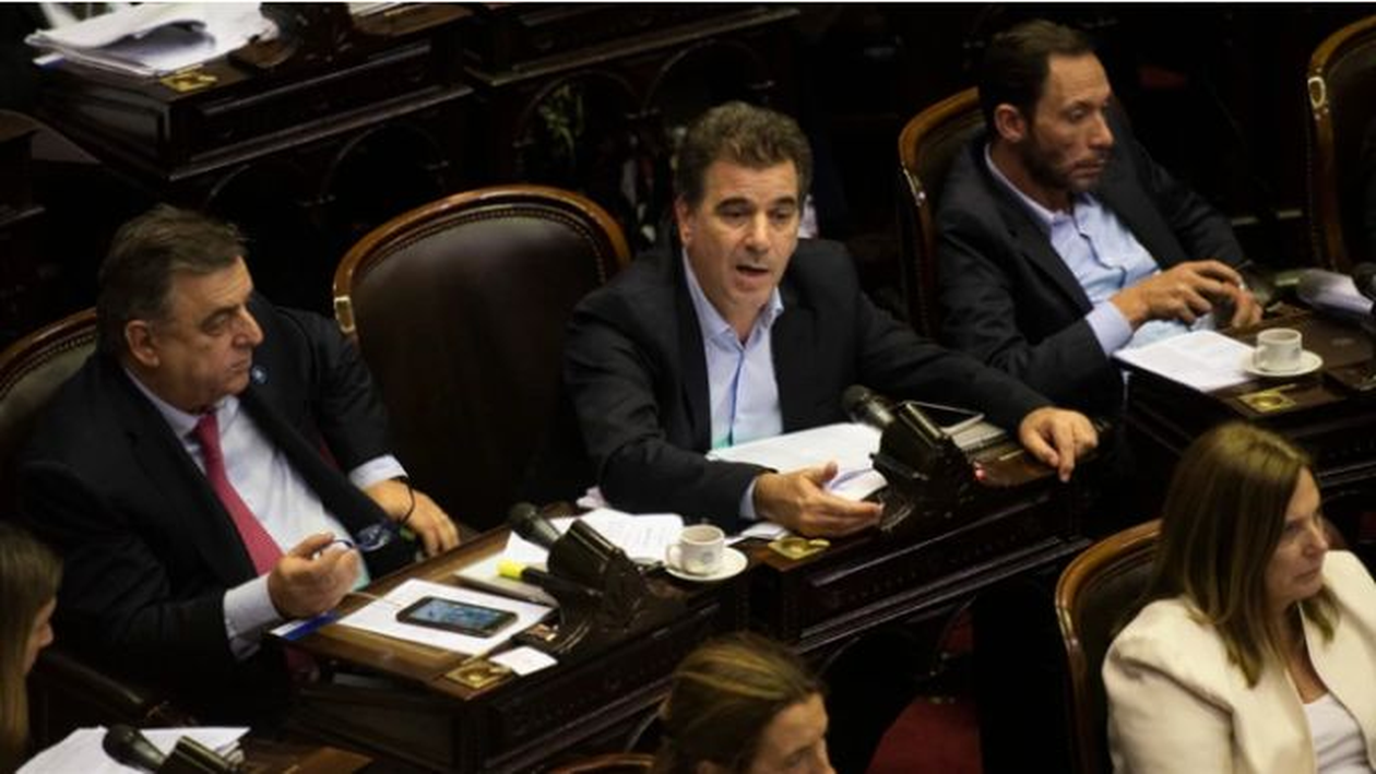 Mario Negri, Cristian Ritondo y Maxi Ferraro